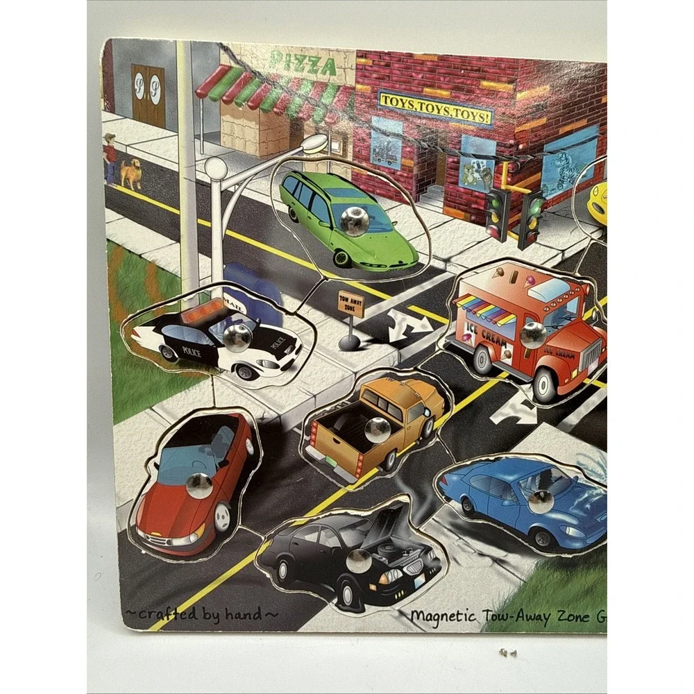 Melissa & Doug‎ Magnetic Tow-Away Zone Game Puzzle Lights Camera Interaction